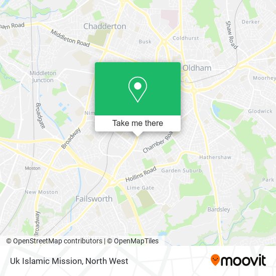 Uk Islamic Mission map