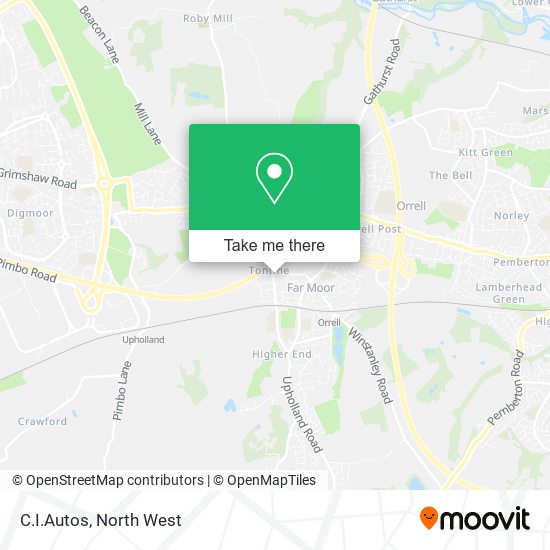 C.I.Autos map