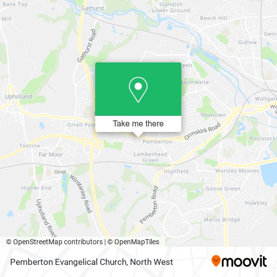 Pemberton Evangelical Church map
