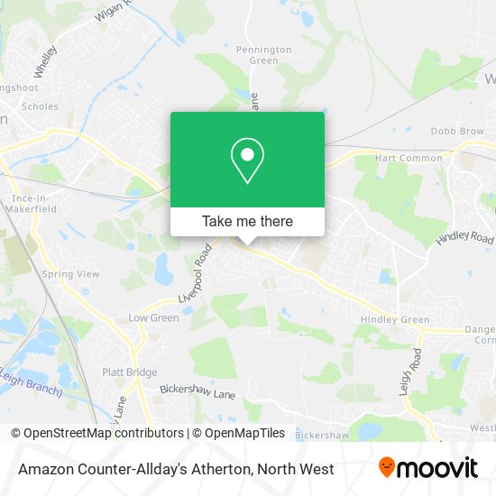 Amazon Counter-Allday's Atherton map