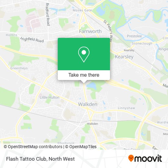 Flash Tattoo Club map
