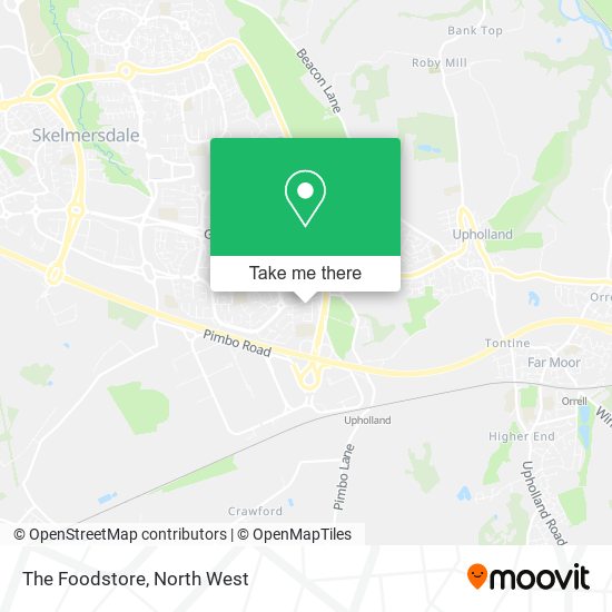 The Foodstore map