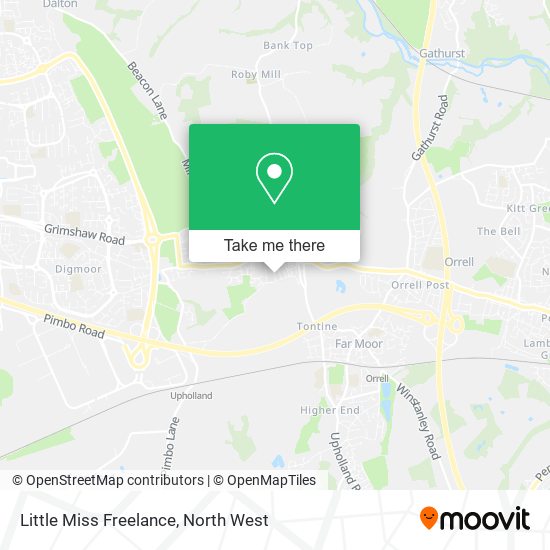 Little Miss Freelance map
