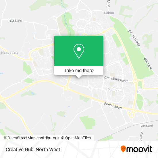 Creative Hub map