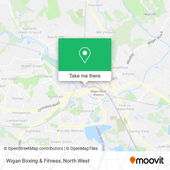 Wigan Boxing & Fitness map