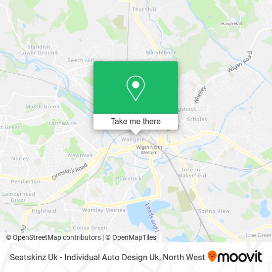Seatskinz Uk - Individual Auto Design Uk map
