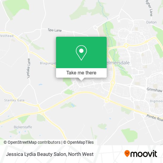 Jessica Lydia Beauty Salon map