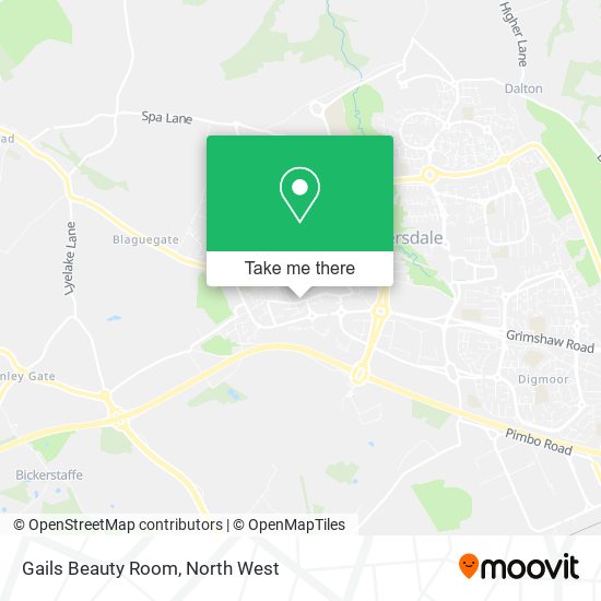 Gails Beauty Room map