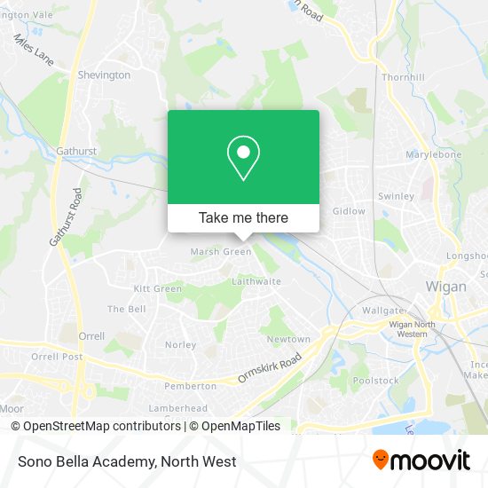 Sono Bella Academy map