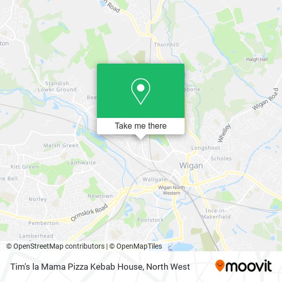 Tim's la Mama Pizza Kebab House map