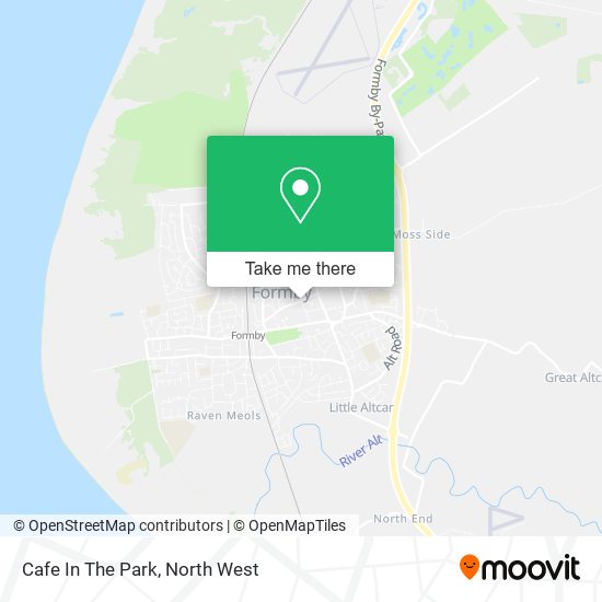 Cafe In The Park map