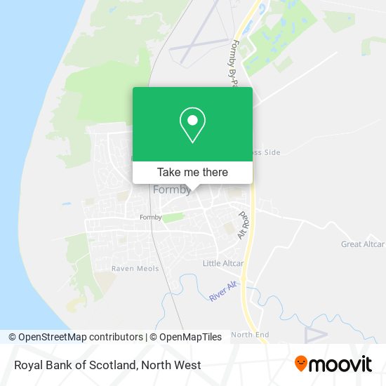Royal Bank of Scotland map