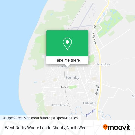 West Derby Waste Lands Charity map