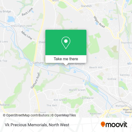 Vk Precious Memorials map