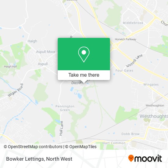 Bowker Lettings map