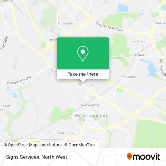 Signs Services map