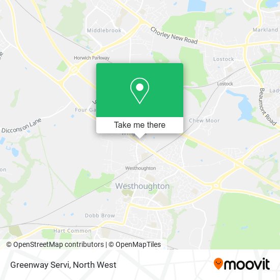Greenway Servi map