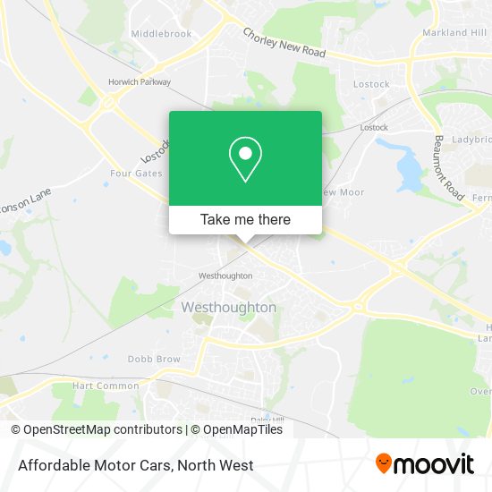 Affordable Motor Cars map