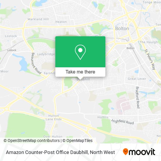 Amazon Counter-Post Office Daubhill map