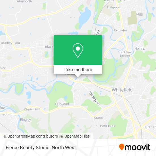 Fierce Beauty Studio map