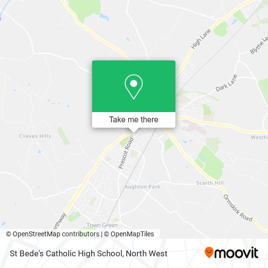 St Bede's Catholic High School map