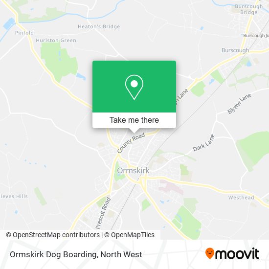Ormskirk Dog Boarding map