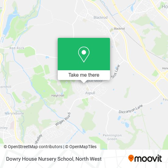 Dowry House Nursery School map