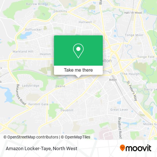Amazon Locker-Taye map