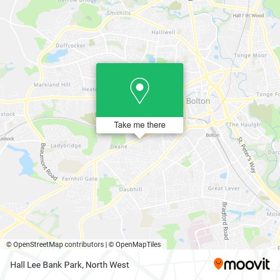 Hall Lee Bank Park map