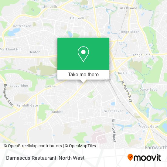 Damascus Restaurant map