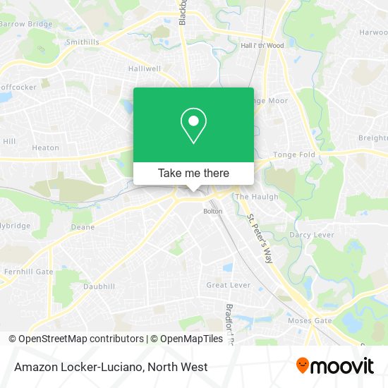 Amazon Locker-Luciano map