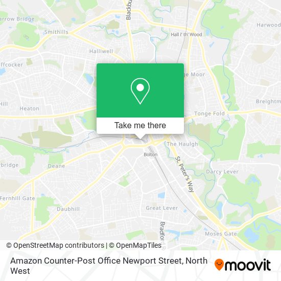 Amazon Counter-Post Office Newport Street map