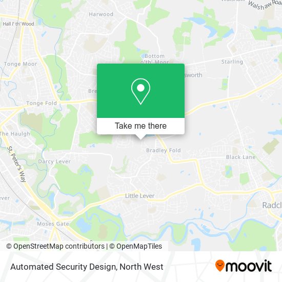 Automated Security Design map