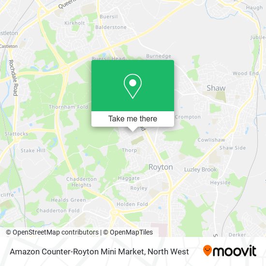 Amazon Counter-Royton Mini Market map