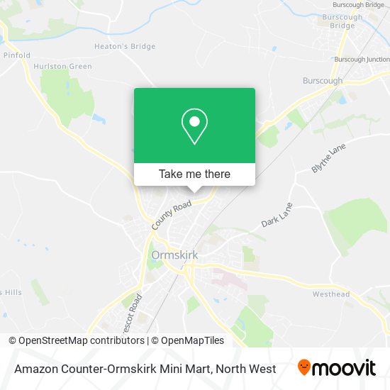 Amazon Counter-Ormskirk Mini Mart map