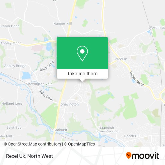 Rexel Uk map