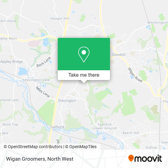 Wigan Groomers map
