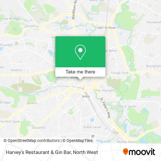 Harvey's Restaurant & Gin Bar map