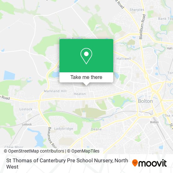 St Thomas of Canterbury Pre School Nursery map