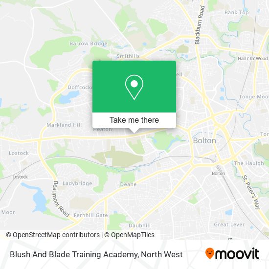 Blush And Blade Training Academy map