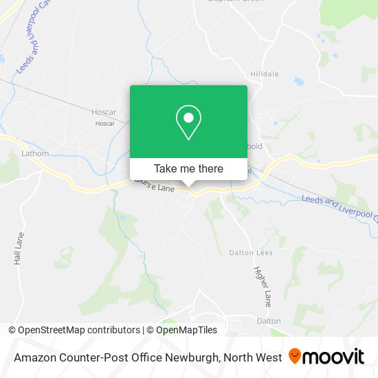 Amazon Counter-Post Office Newburgh map