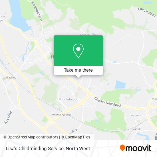 Lisa's Childminding Service map