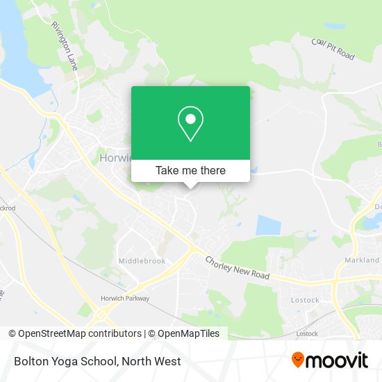 Bolton Yoga School map