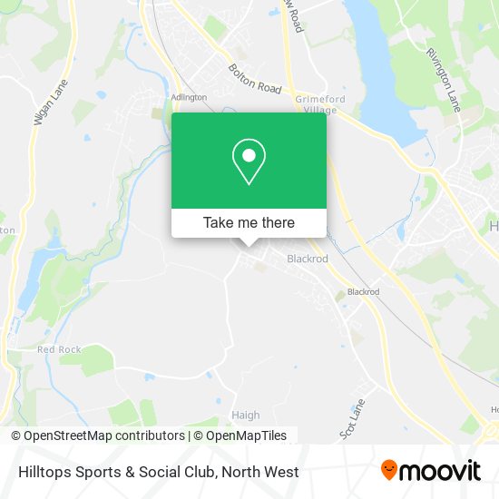 Hilltops Sports & Social Club map