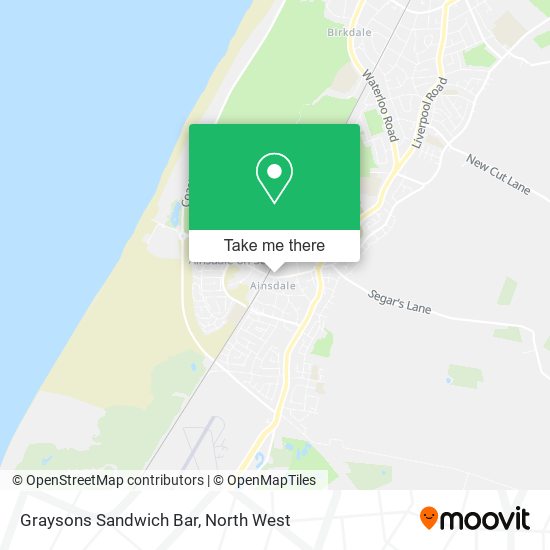 Graysons Sandwich Bar map
