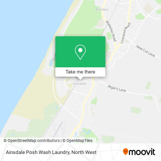 Ainsdale Posh Wash Laundry map