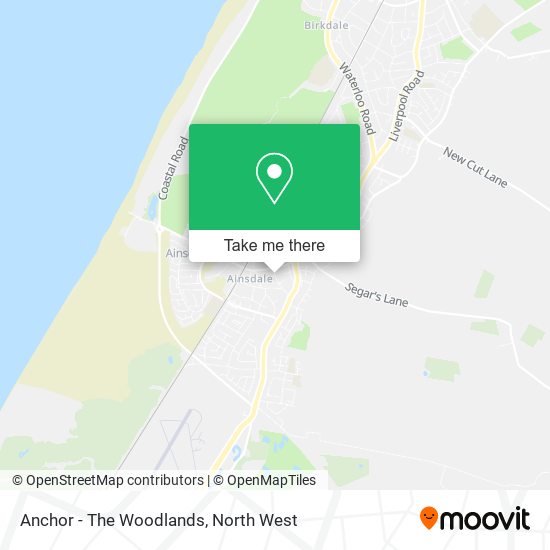 Anchor - The Woodlands map