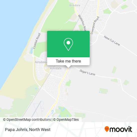 Papa John's map