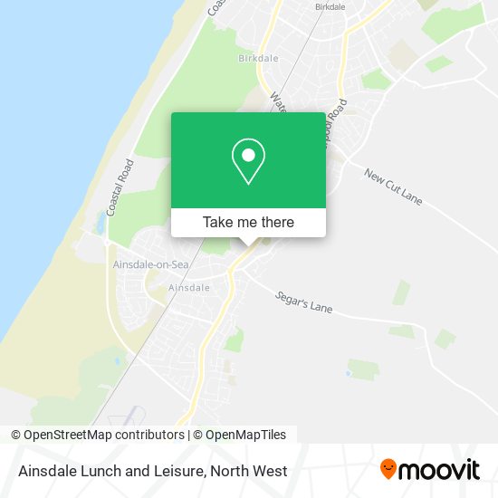 Ainsdale Lunch and Leisure map