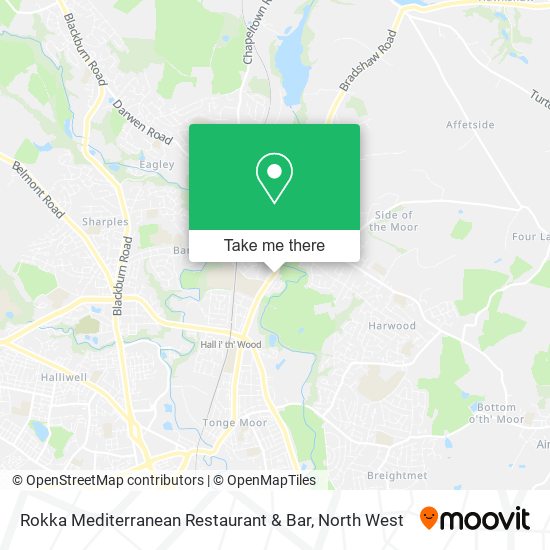 Rokka Mediterranean Restaurant & Bar map